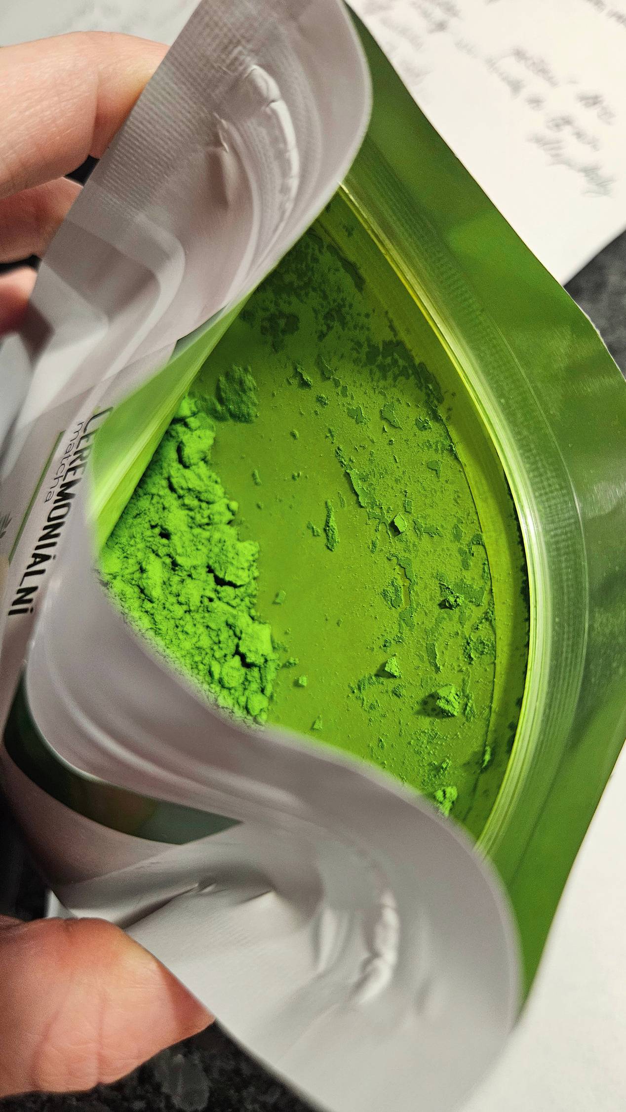 Ceremoniální japonská matcha